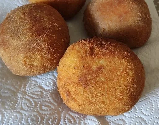 Arancine di patate al formaggio