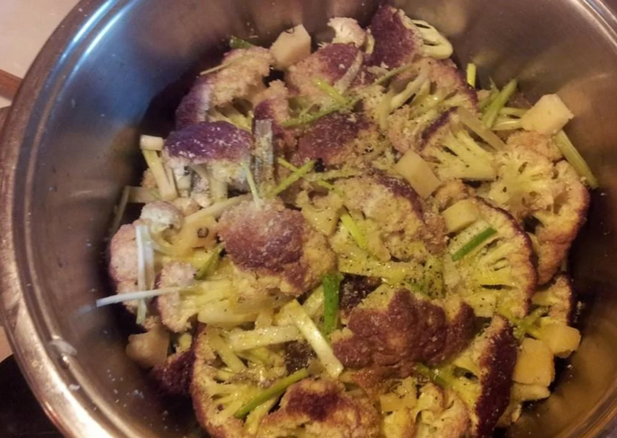 Bastaddi affucati cauliflower dish