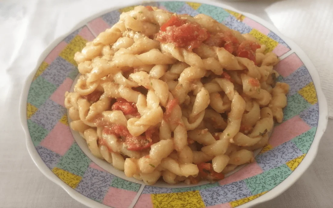 Busiate with Trapanese pesto