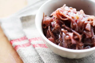 Sicilian cipollata red onion condiment