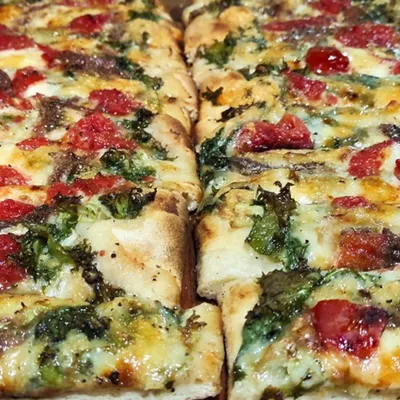 Messina-Style Focaccia: A Timeless Classic with Tuma Cheese, Tomatoes & Chicory