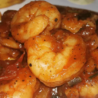 Spicy Prawns in a Zesty Mediterranean Sauce