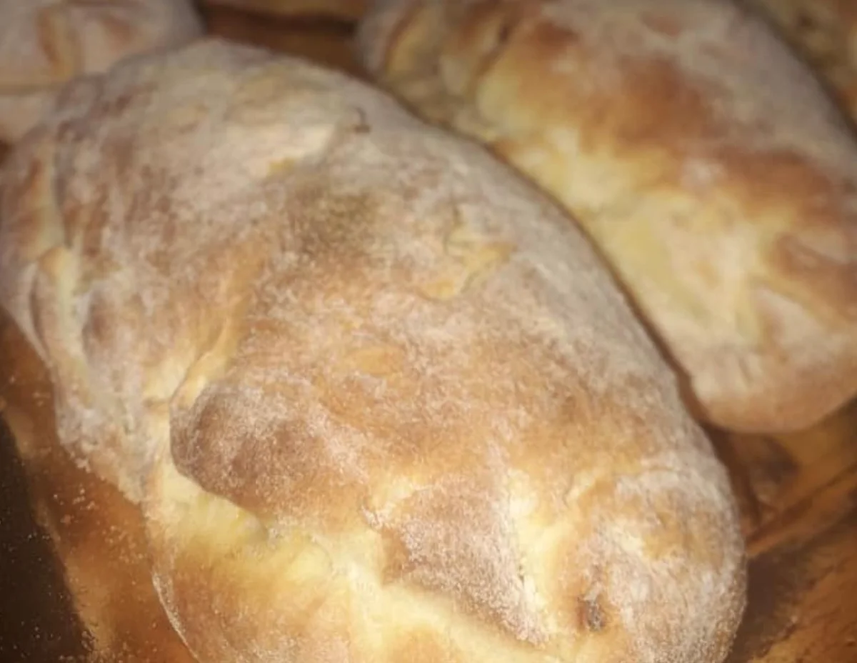 Golden, freshly baked ‘nfriulata from Ciminna