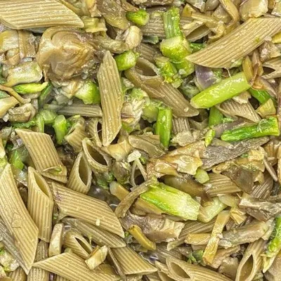 Pasta with Asparagus & Artichokes: A Spring Symphony on the Plate