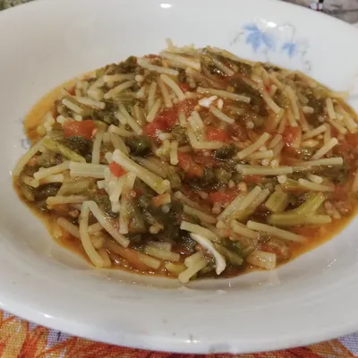 Pasta con i tenerumi, una deliziosa minestra estiva siciliana