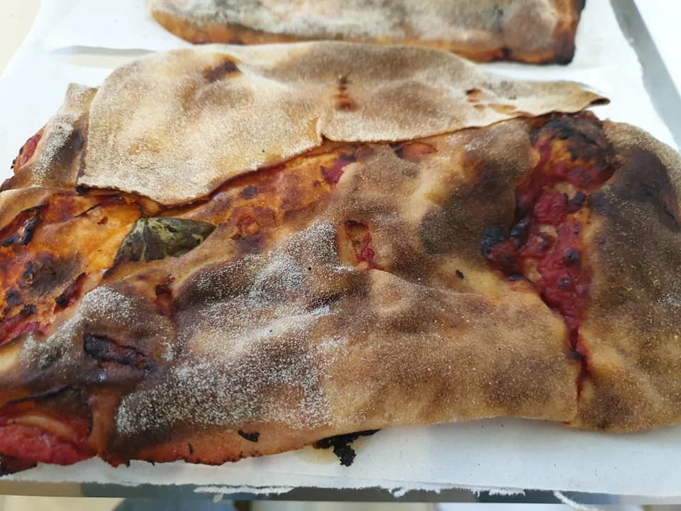 Ragusa-style scaccia freshly baked