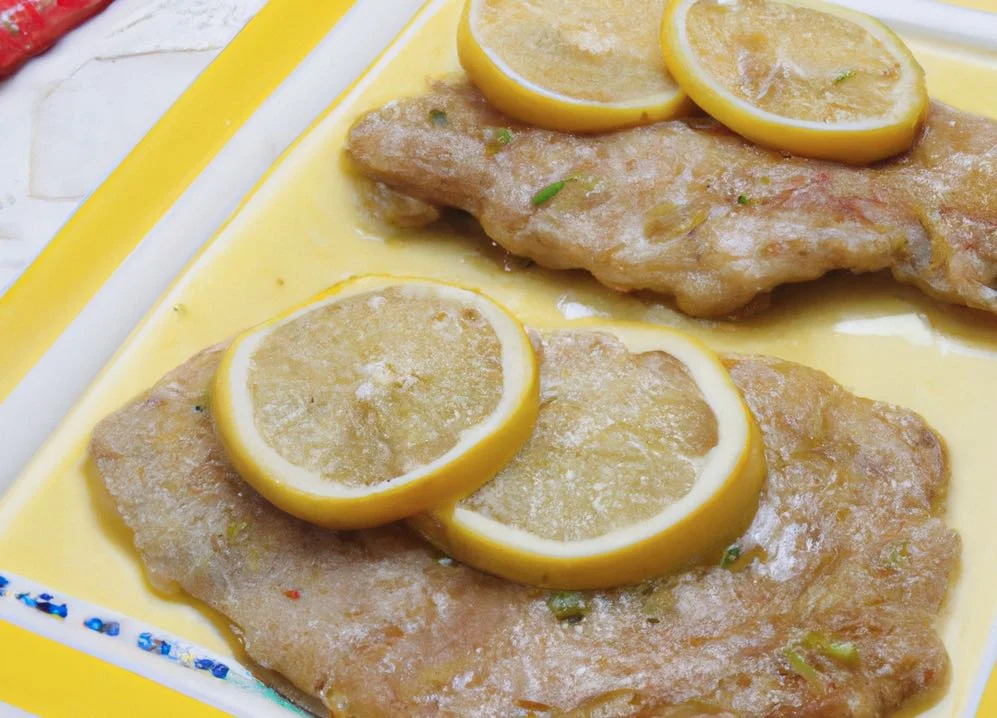 Lemon veal scaloppine - a fresh Sicilian classic
