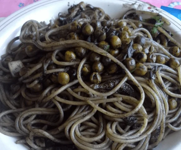 Sicilian cuttlefish ink spaghetti